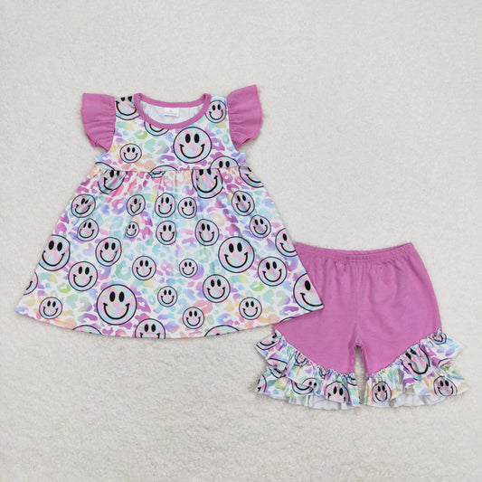 GSSO0631 smile girl shorts outfit 202404 RTS