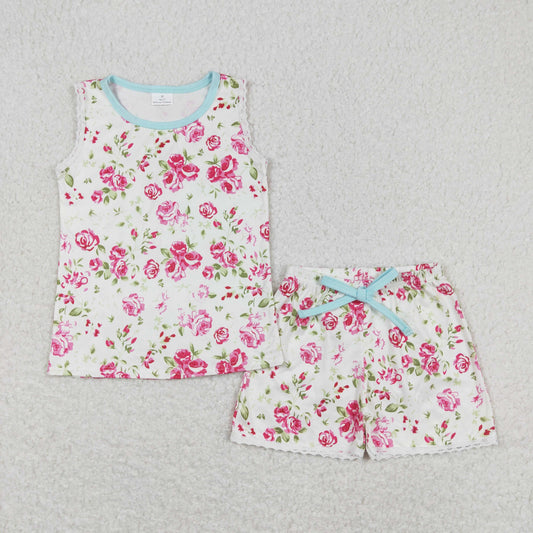 GSSO0674  flowers girl summer outfit 202403 RTS