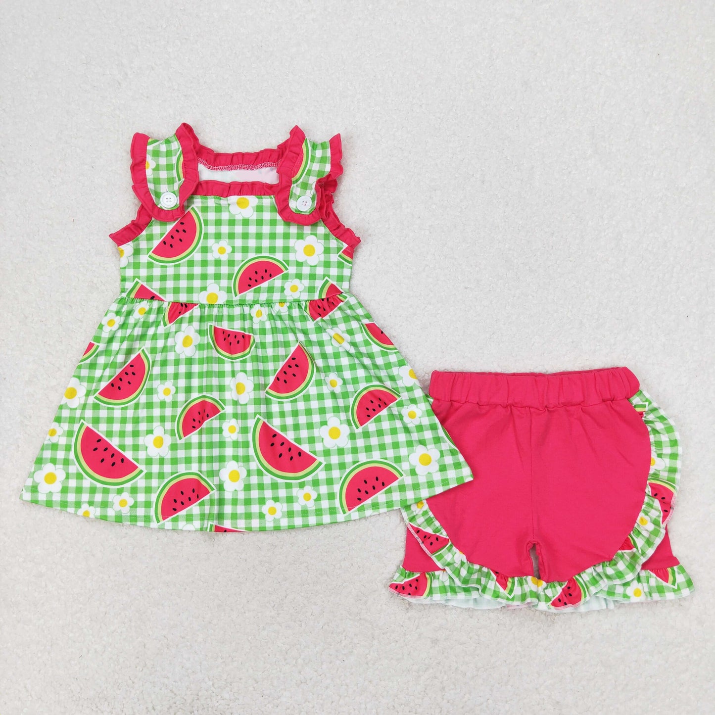 GSSO0701 watermelon shorts girl summer outfit 202406 rts
