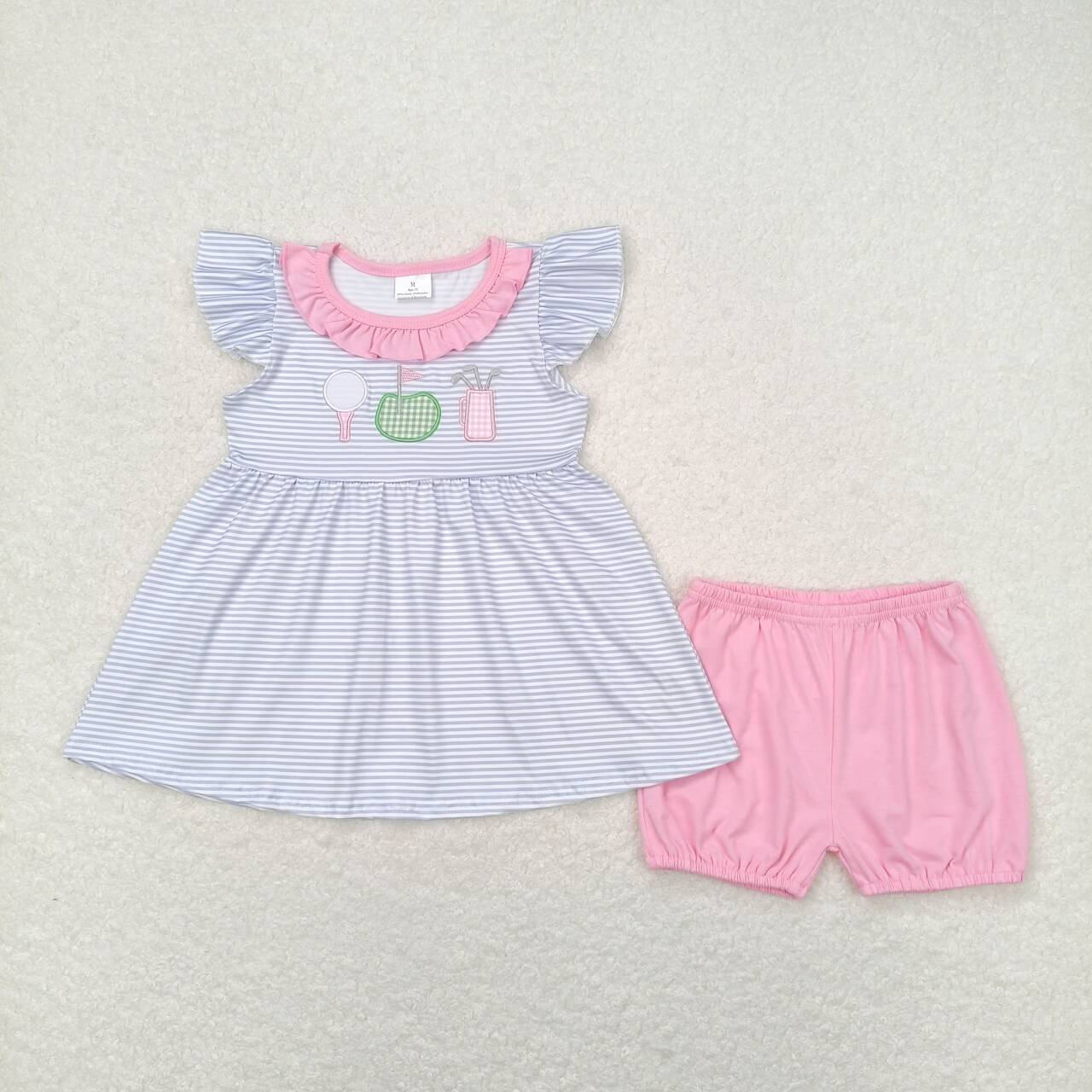 GSSO0767 Embroidery golf shorts summer girl outfit 202405 RTS