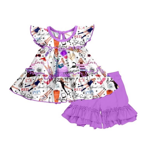 GSSO0768 preorder swift 1989 shorts summer girl outfit 202401