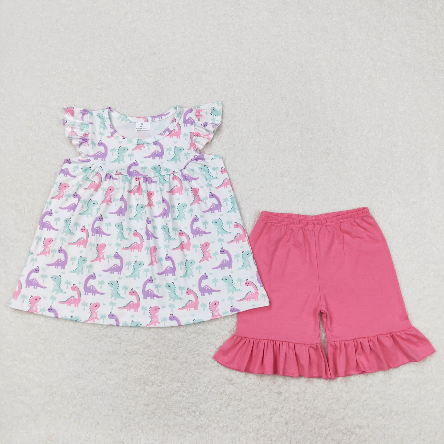 GSSO0787 Dinosaur girl shorts duck summer outfit RTS  202404