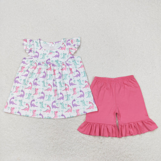 GSSO0787 Dinosaur girl shorts duck summer outfit RTS  202404