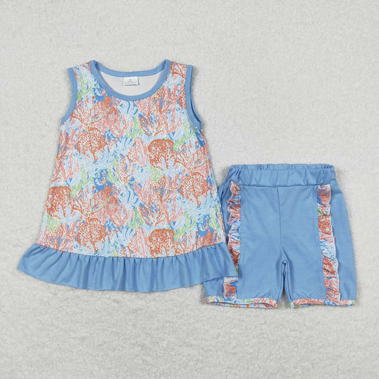GSSO0831  flower summer girl outfit 202404 RTS