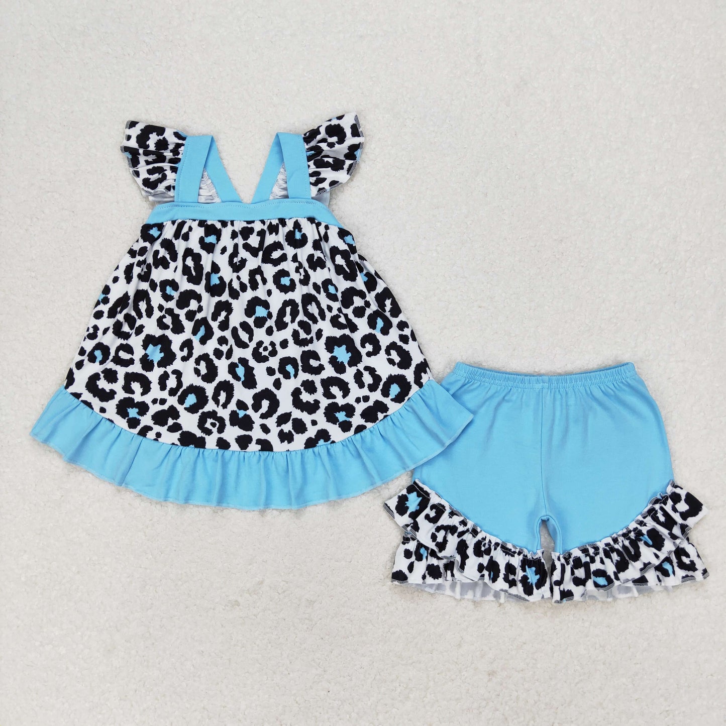 GSSO0878  flower summer girl outfit 202405 RTS