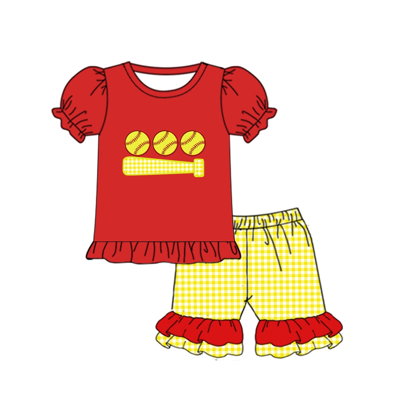 GSSO0892 baseball preorder summer girl outfit 202402