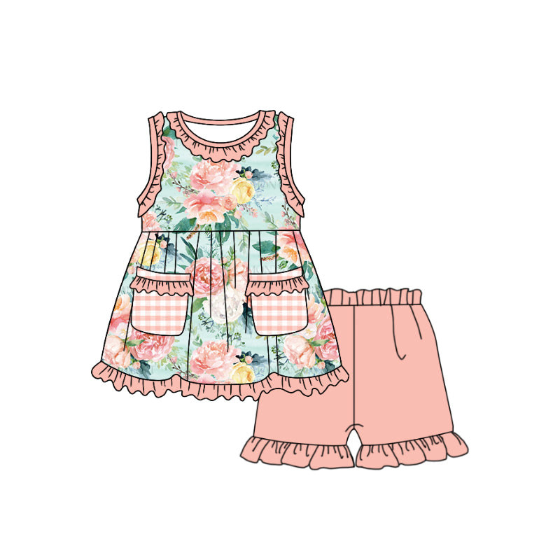 GSSO0895 preorder flowers summer girl outfit 202402