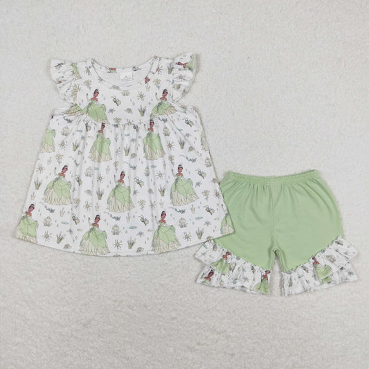 GSSO0911  princess summer flower girl outfit 202405 RTS
