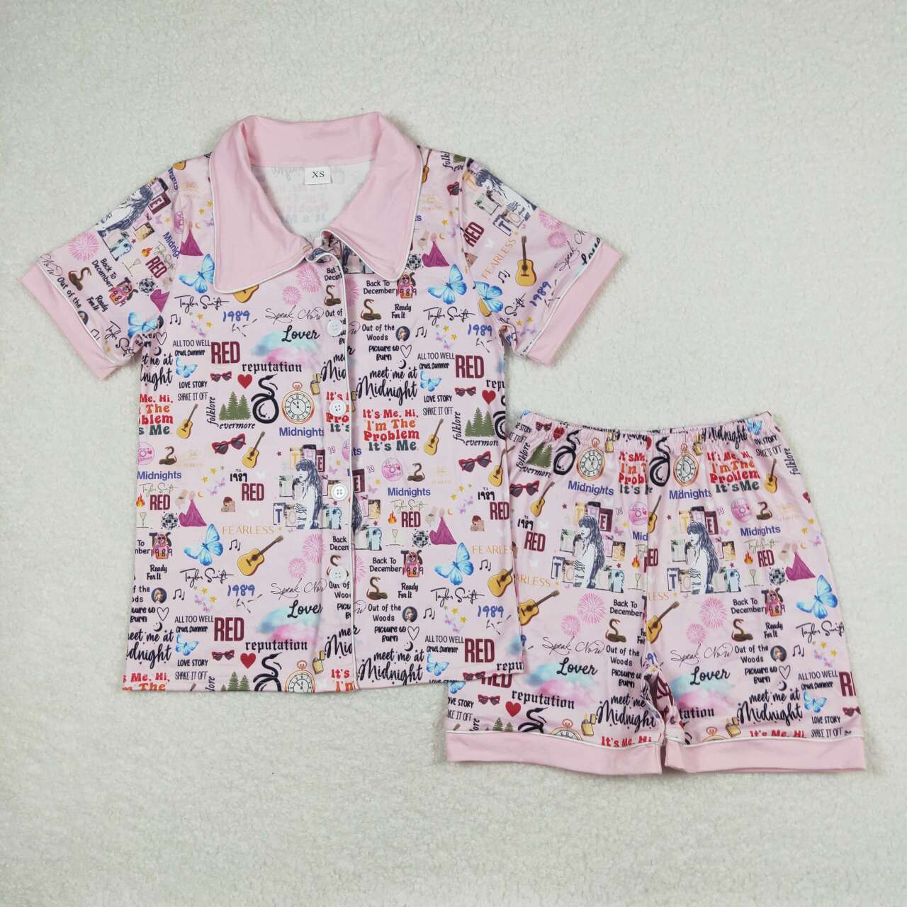 GSSO0923成人 long sleeve 1989 swift pajamas adult  202403 rts