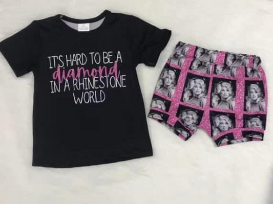 GSSO0928 preorder star short sleeve shorts summer girl outfit 202402