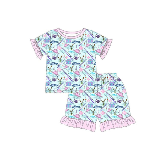 GSSO0933 shorts fishing girl  summer pajamas outfit 202402 preorder