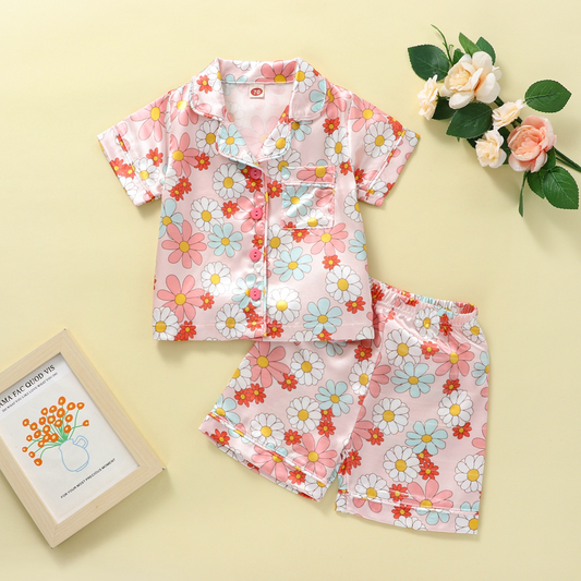 GSSO0951 shorts girl pajamas flower summer outfit 202402 preorder