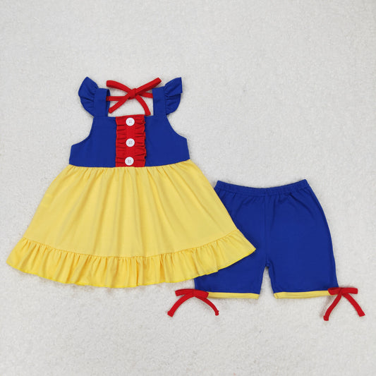 GSSO0967 snow princess  shorts  girl summer outfit 202405 RTS