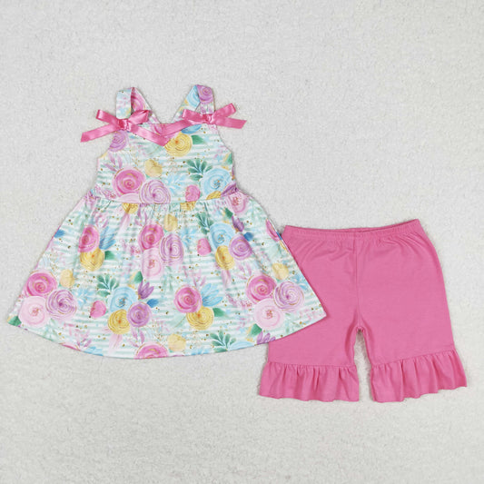 GSSO1007 r flower colorful girl summer outfit 202405 RTS