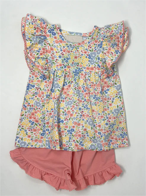 GSSO1008 preorder flower colorful girl summer outfit 202403