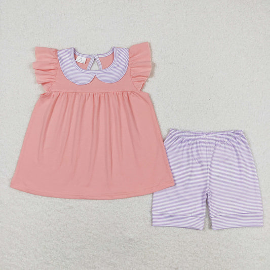 GSSO1066 princess cotton girl shorts outfit RTS  202405