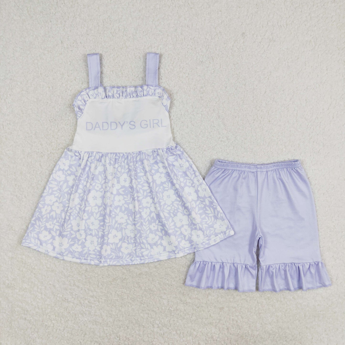 GSSO1069 daddly's girl shorts outfit bow 202404 sibling RTS