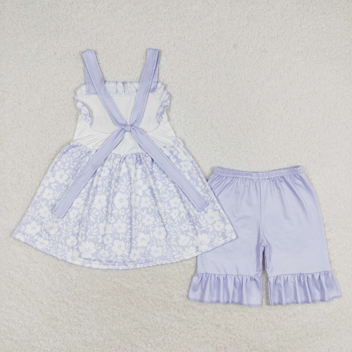 GSSO1069 daddly's girl shorts outfit bow 202404 sibling RTS