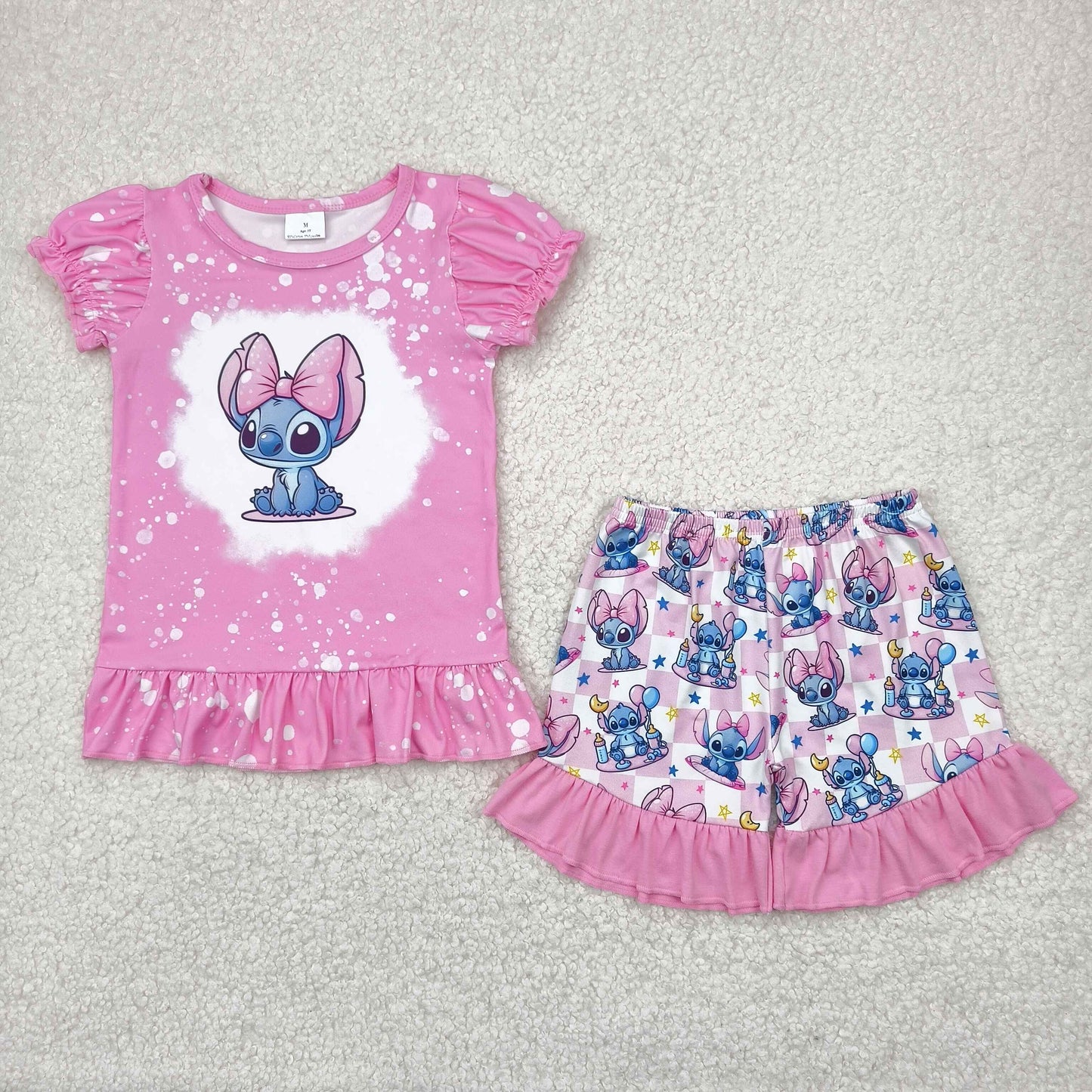 GSSO1071 cartoon girl shorts outfit 202504 RTS