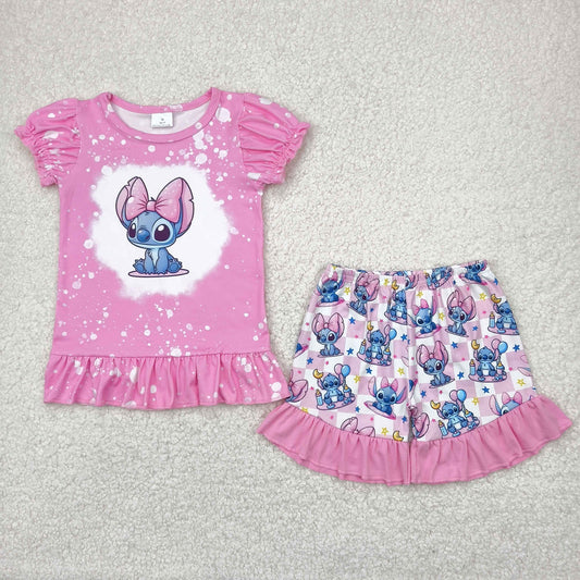 GSSO1071 cartoon girl shorts outfit 202504 RTS