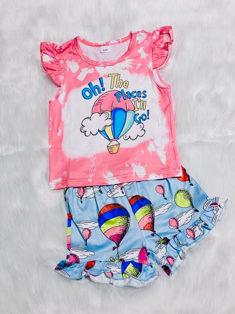 GSSO1090 preorder air balloon girl summer outfit 202403