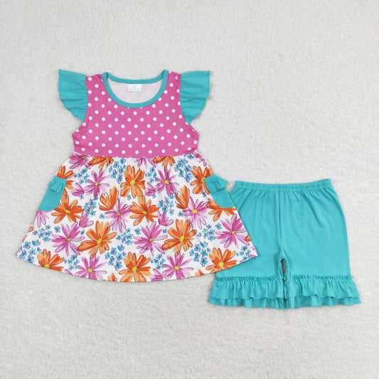 GSSO1100  flower girl summer outfit 202405 RTS