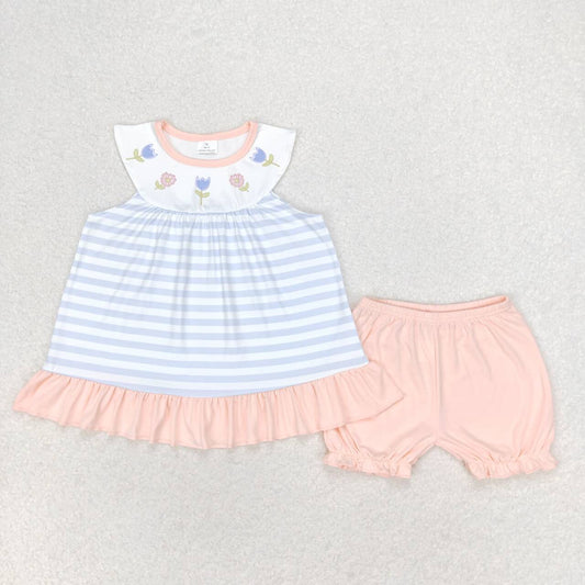 GSSO1101  flower girl summer outfit 202406 RTS