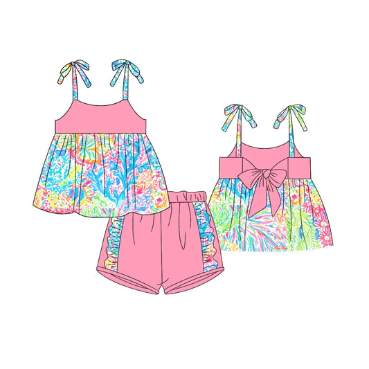 GSSO1108 preorder flower summer girl outfit 202403
