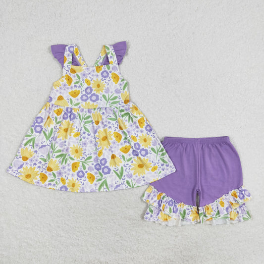 GSSO1177  flower girl summer outfit 202405 RTS