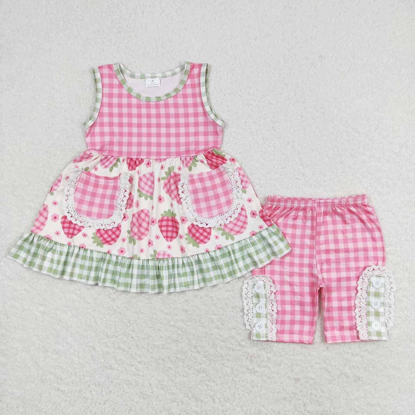 GSSO1183 Strawberry girl summer outfit 202405 RTS