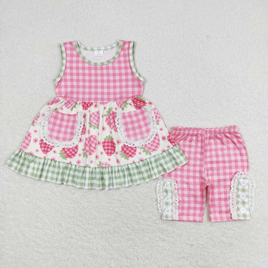 GSSO1183 Strawberry girl summer outfit 202405 RTS