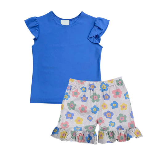 GSSO1202 preorder flowers shorts summer girl outfit 202403