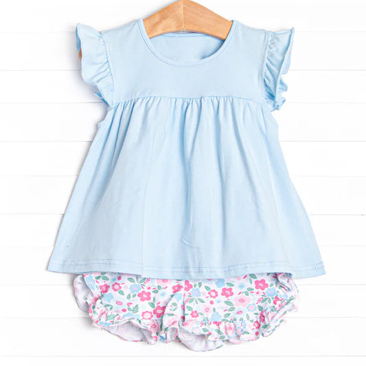 GSSO1207 preorder flower shorts summer girl outfit 202403