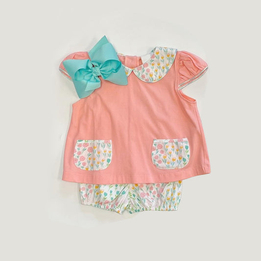 GSSO1219 preorder flower shorts summer girl outfit 202403