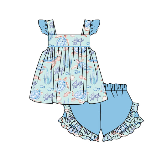 GSSO1220 preorder Turtle girl summer outfit 202403
