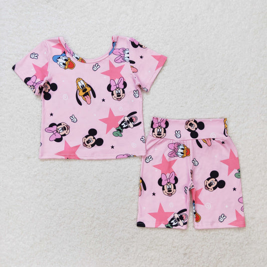 GSSO1279 mouse duck cartoon girl pajamas summer outfit 202405 rts