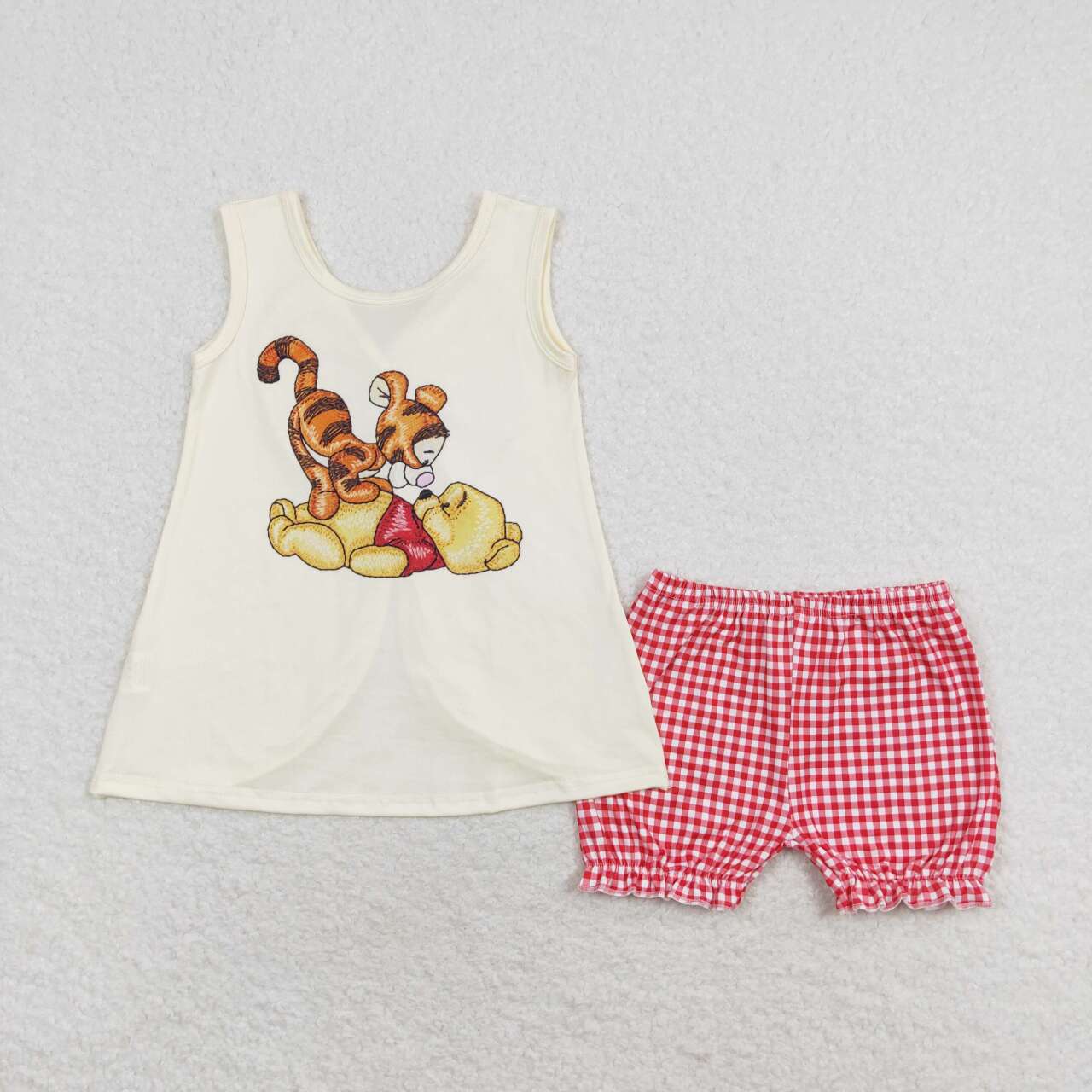 GSSO1282 bear shorts girl summer outfit 202406 RTS