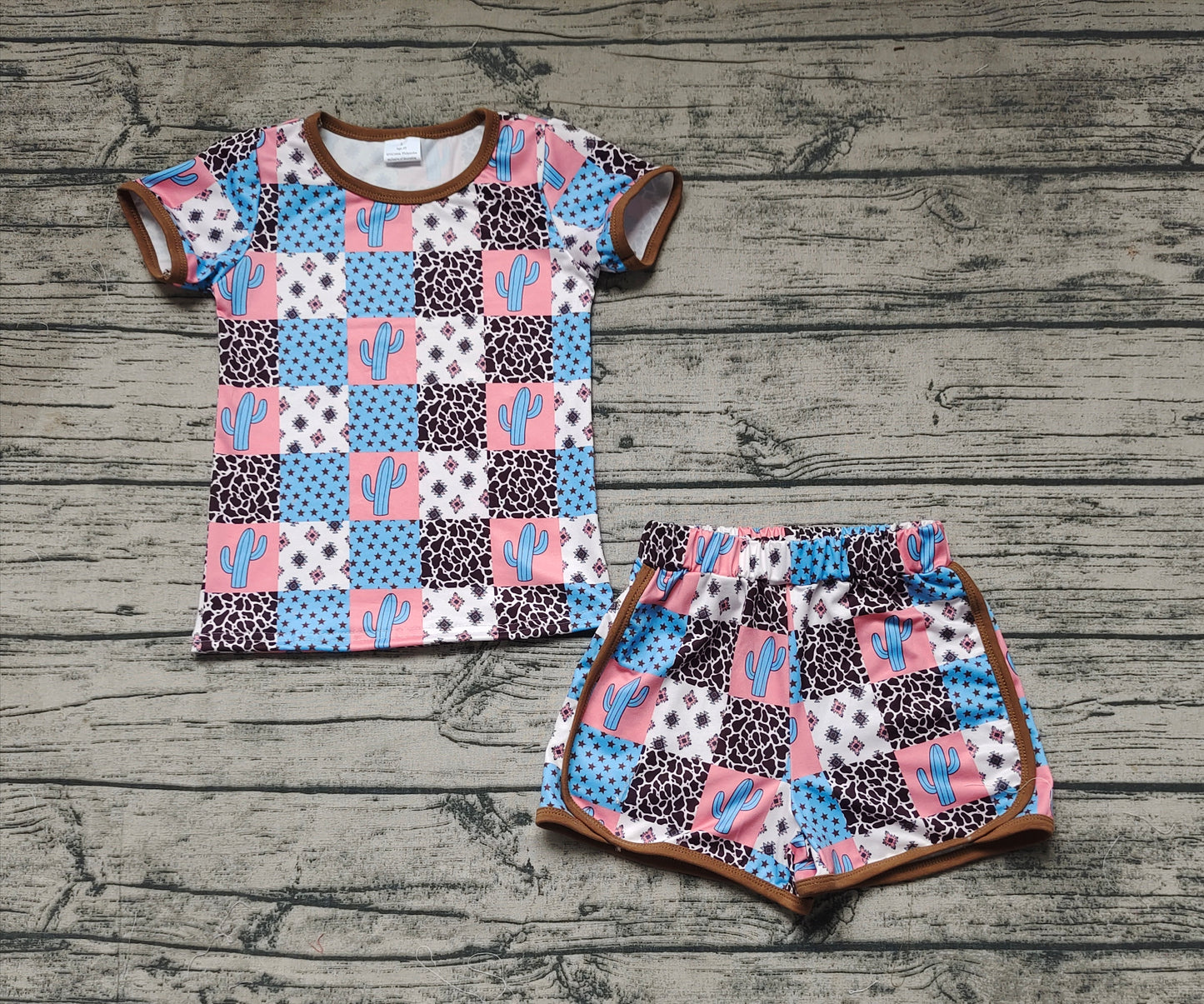 GSSO1299 flowers shorts girl summer outfit 202406 RTS