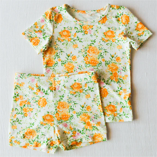 GSSO1303 flowers shorts girl summer outfit 202404 preorder