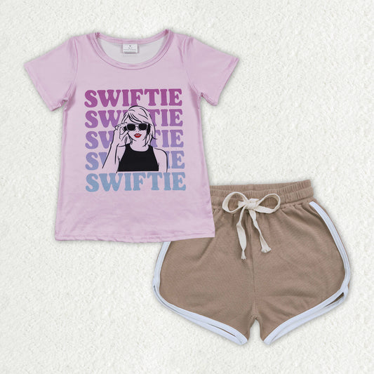 GSSO1312 Taylor swift  cotton shorts summer girl outfit 202404 RTS