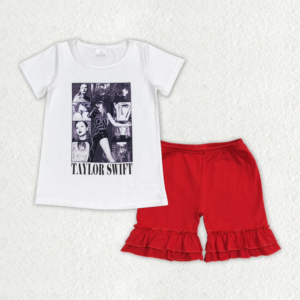 GSSO1378 组 Taylor swift  cotton shorts summer girl outfit 202404 RTS