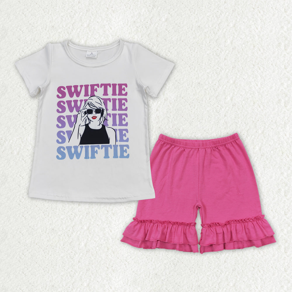 GSSO1383 组合 Taylor swift  cotton shorts summer girl outfit 202404 RTS