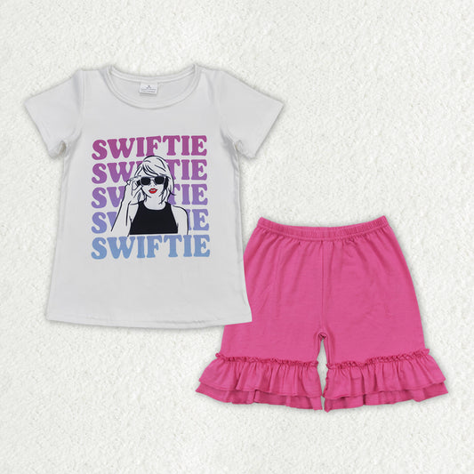 GSSO1383 组合 Taylor swift  cotton shorts summer girl outfit 202404 RTS