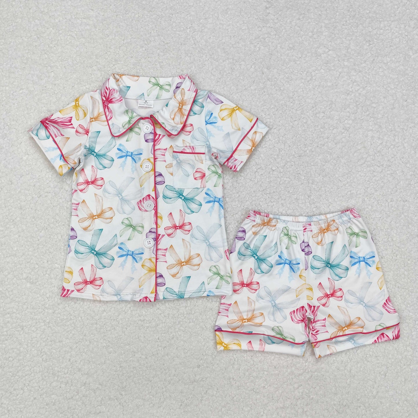 GSSO1478 colorful girl summer pajamas outfit 202412 rts