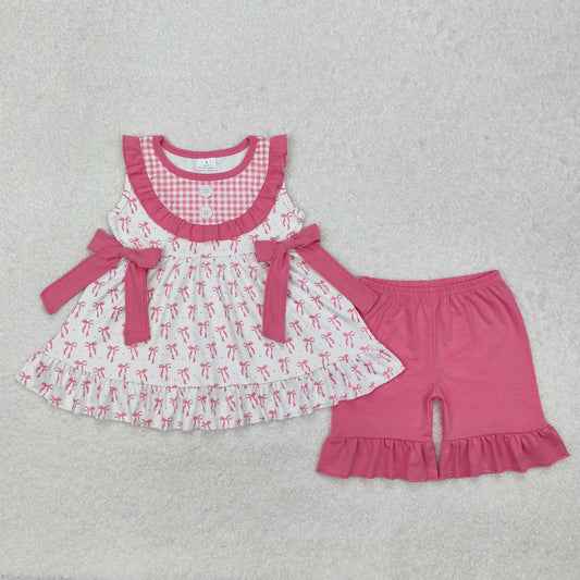 GSSO1639 RTS  bow girl summer outfit 202504 RTS