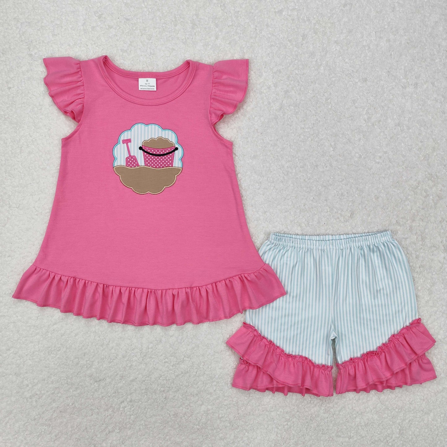 GSSO1785 embroidery beach girl summer outfit 2024501 RTS