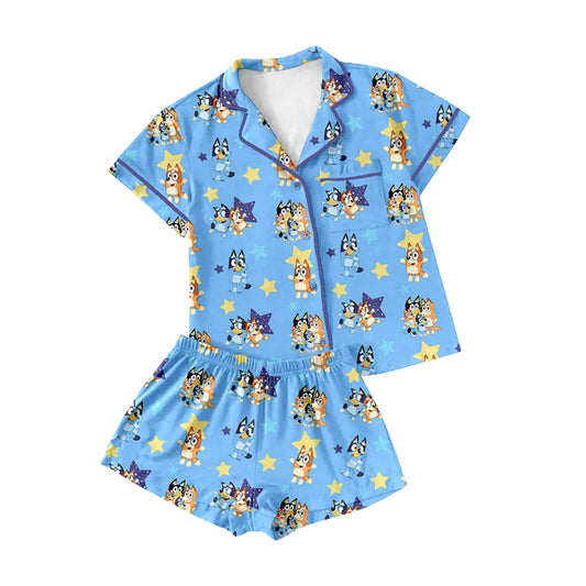 GSSO1805 adult women bluey dog stars pajamas 202412 preorder