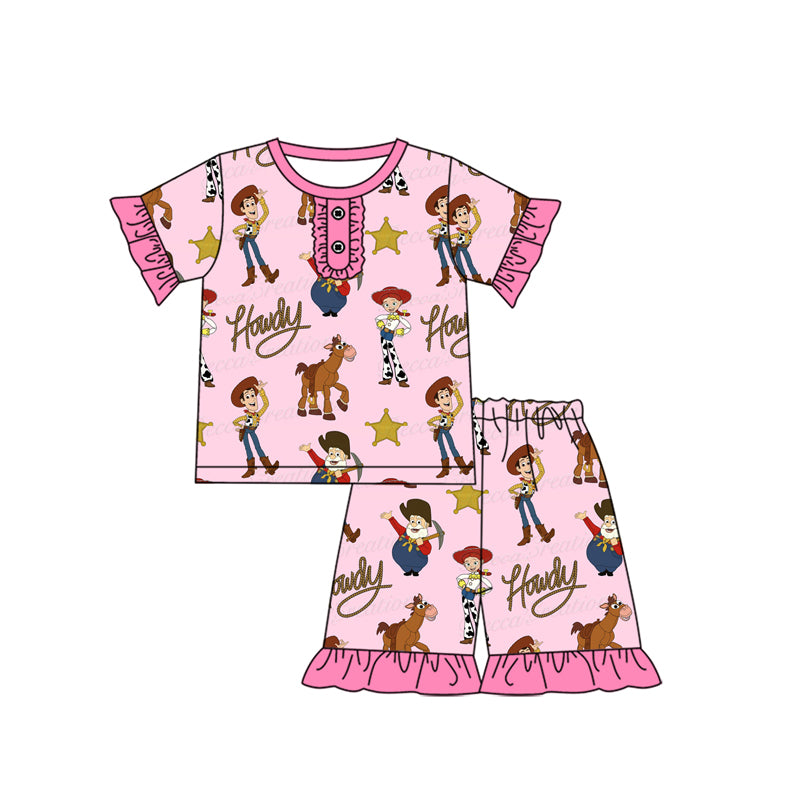 GSSO1818  toy story girl summer pajamas outfit 202412 preorder