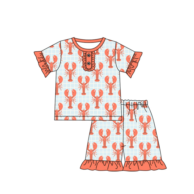 GSSO1829 cray fish girl summer pajamas outfit 202412 preorder