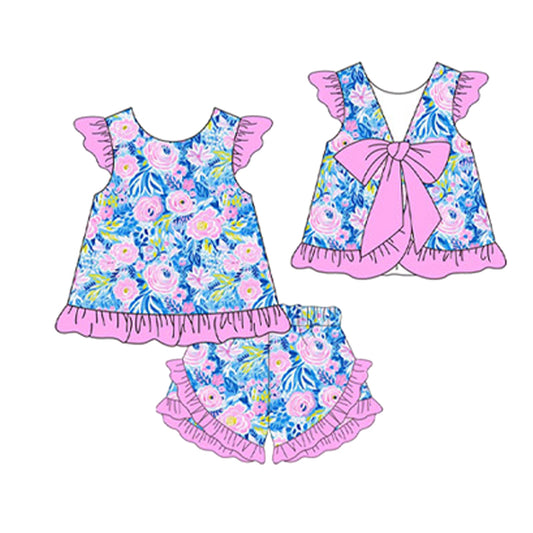 GSSO1842 flower girl sibling girl outfit 202412 preorder